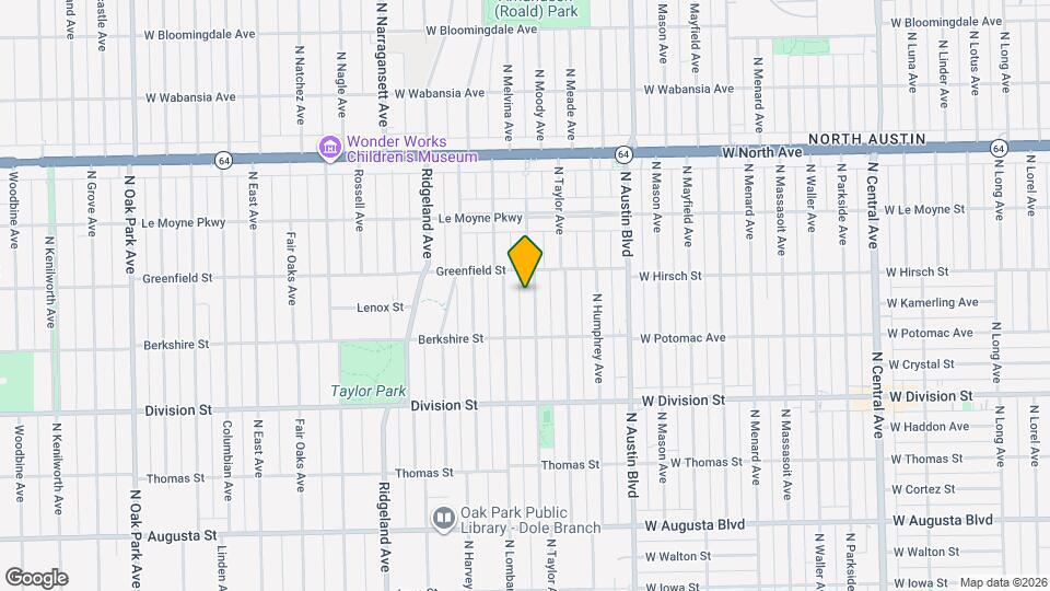 1033 Hayes Ave Map and Location Details