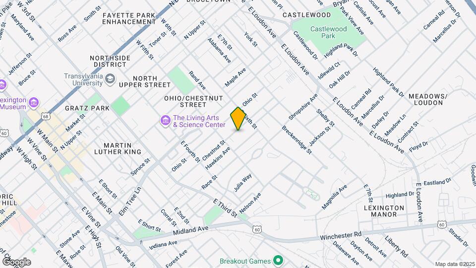 532 Chestnut St Mapa y Detalles de la Ubicación