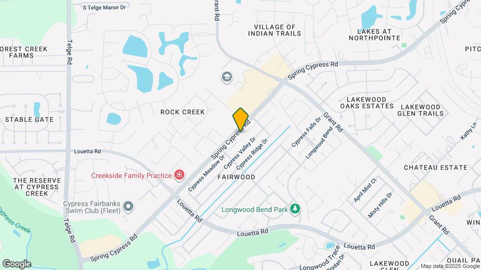 14334 Cypress Meadow Dr Map and Location Details