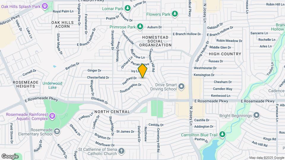 1738 Hartford Dr Map and Location Details