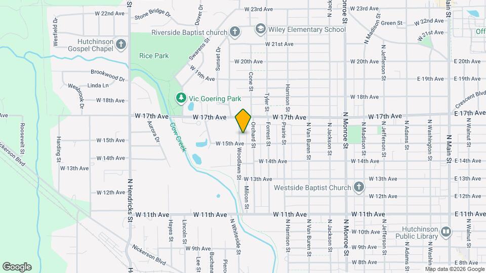 1516 Woodlawn St Map and Location Details