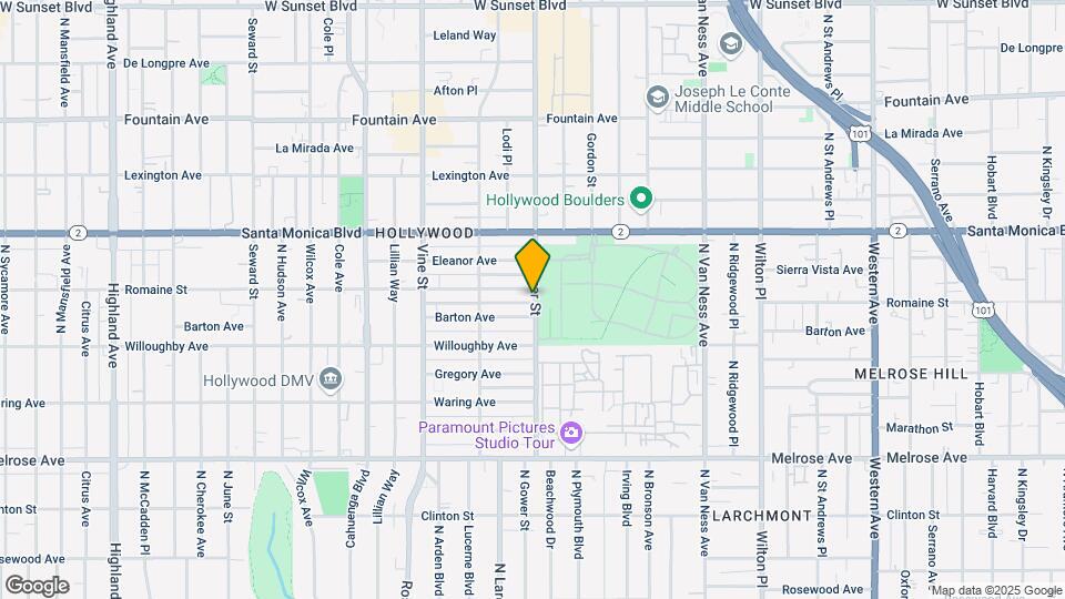 971 Gower St Map and Location Details
