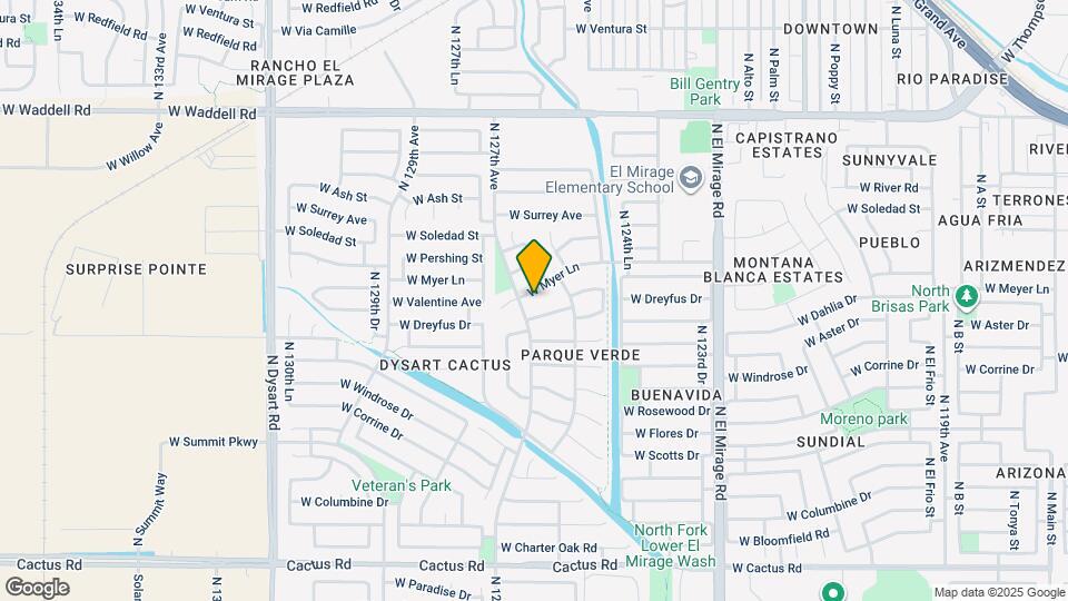 12621 W Myer Ln Map and Location Details