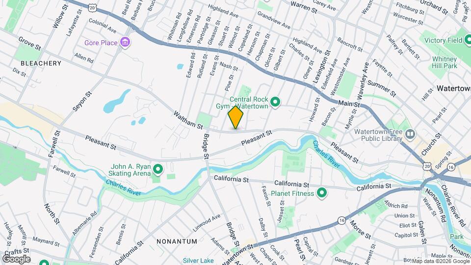 52 Waltham St Map and Location Details