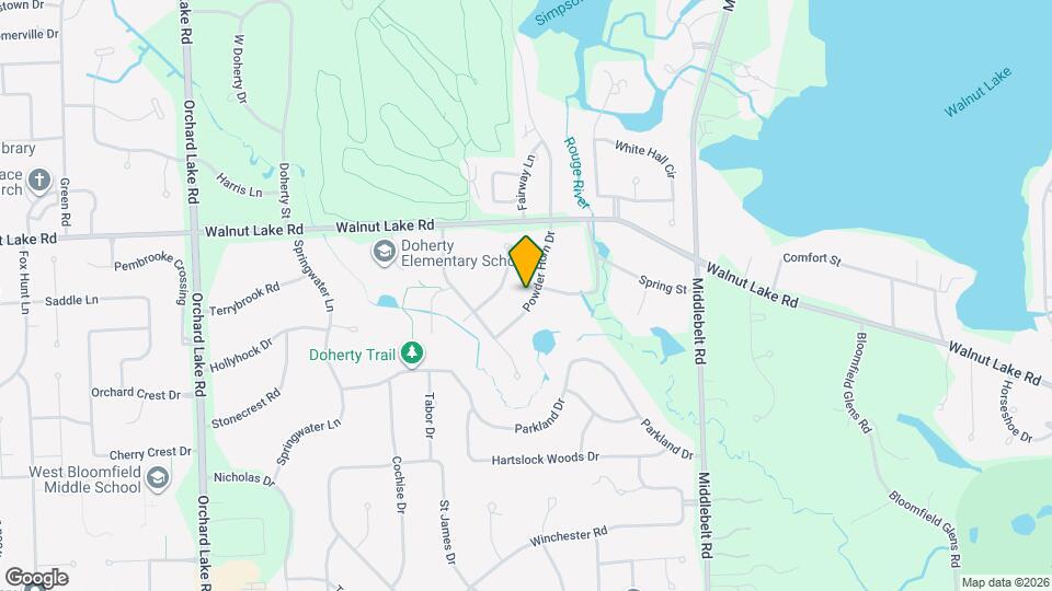 5622 Powder Horn Dr Map and Location Details