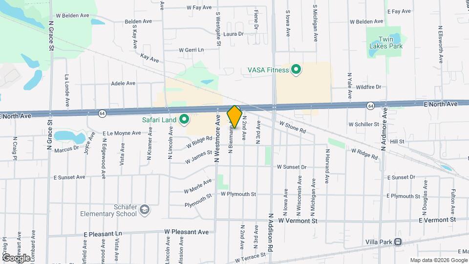 721 N Biermann Ave Map and Location Details