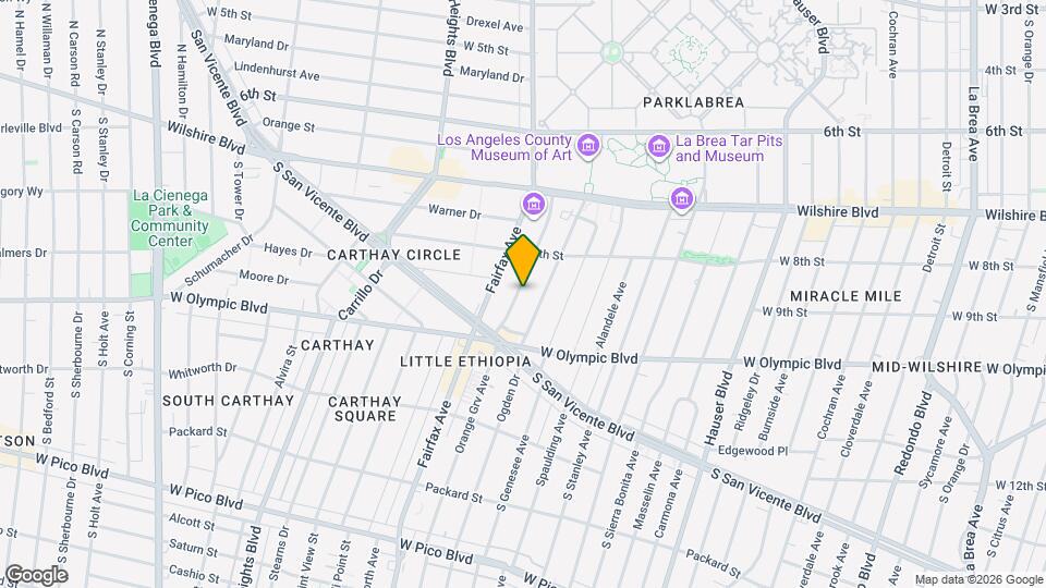 900 Orange Grv Ave Map and Location Details