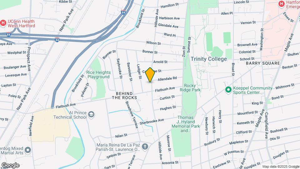 257 Hillside Ave-Unit -1 Map and Location Details