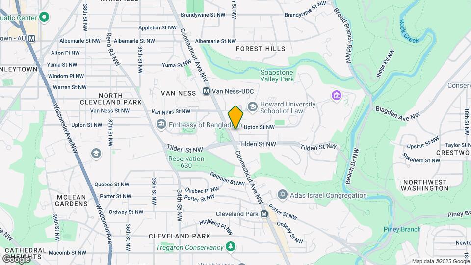 4025 Connecticut Ave NW Map and Location Details