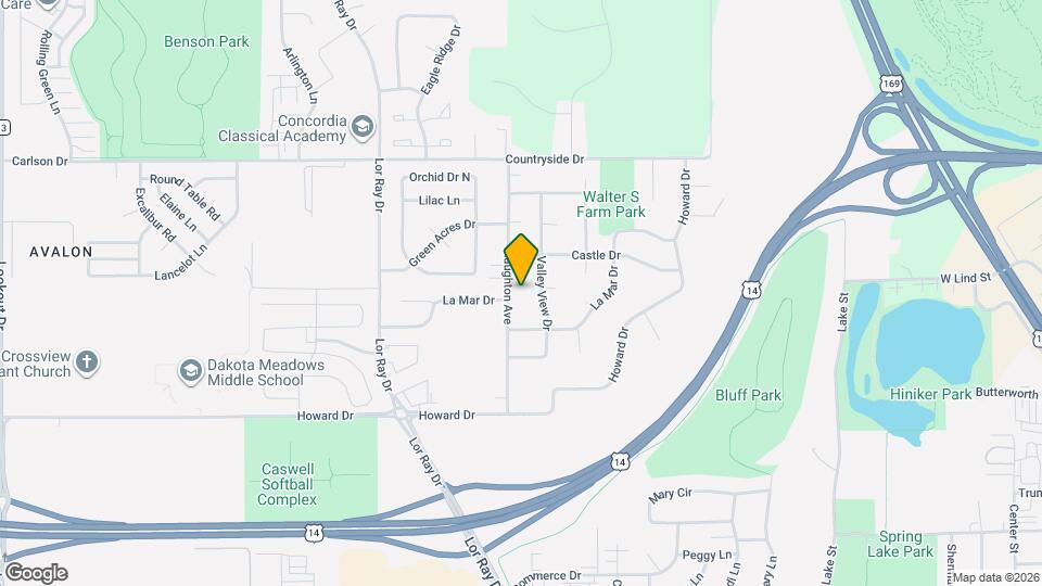 1976 Haughton Ave Map and Location Details