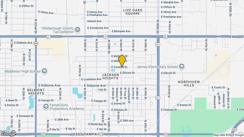 5009 N 36th St Map and Location Details