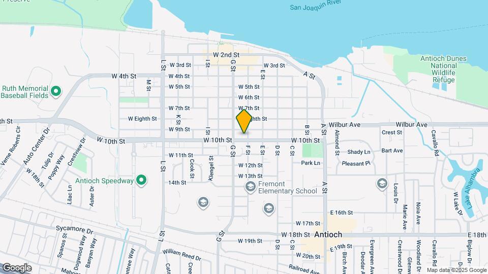 504 W 10th St Mapa y Detalles de la Ubicación