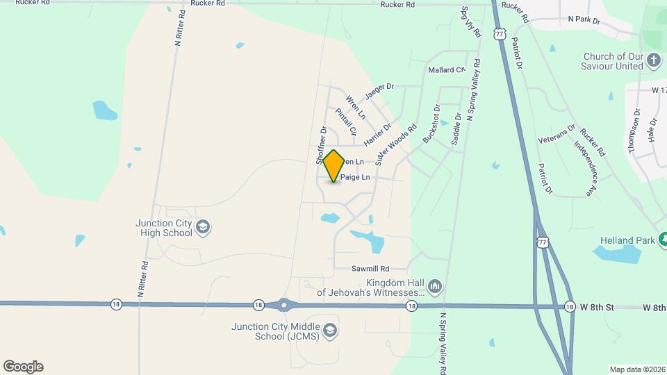 1509 Paige Ct Map and Location Details