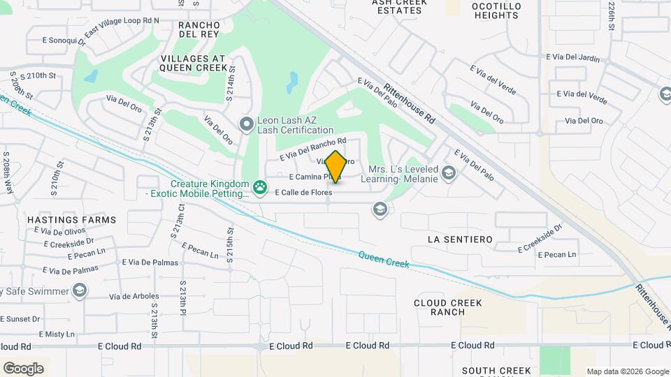 21930 E Calle de Flores Map and Location Details