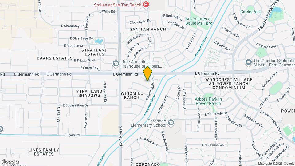 3381 E Flamingo Ct Map and Location Details