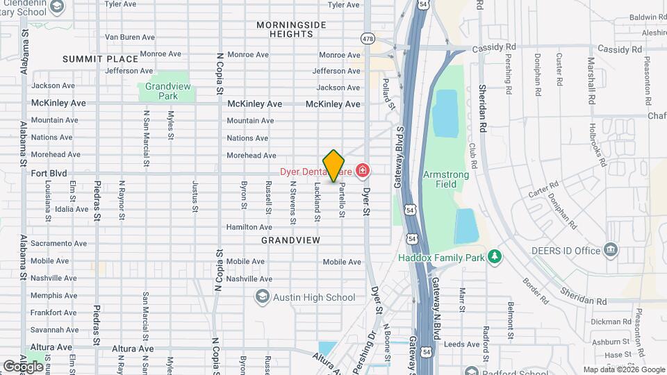 3821 Porter Ave Map and Location Details