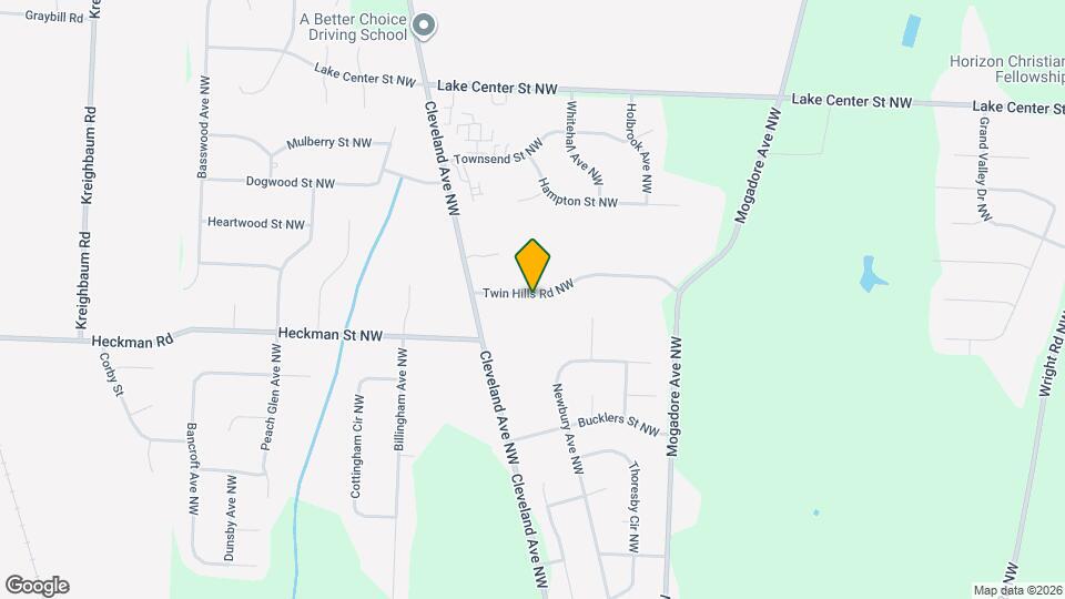 3300 Twin Hills St NW, Unit 3300 Map and Location Details