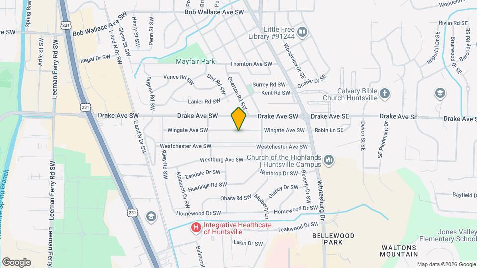 213 Wingate Ave SW Map and Location Details