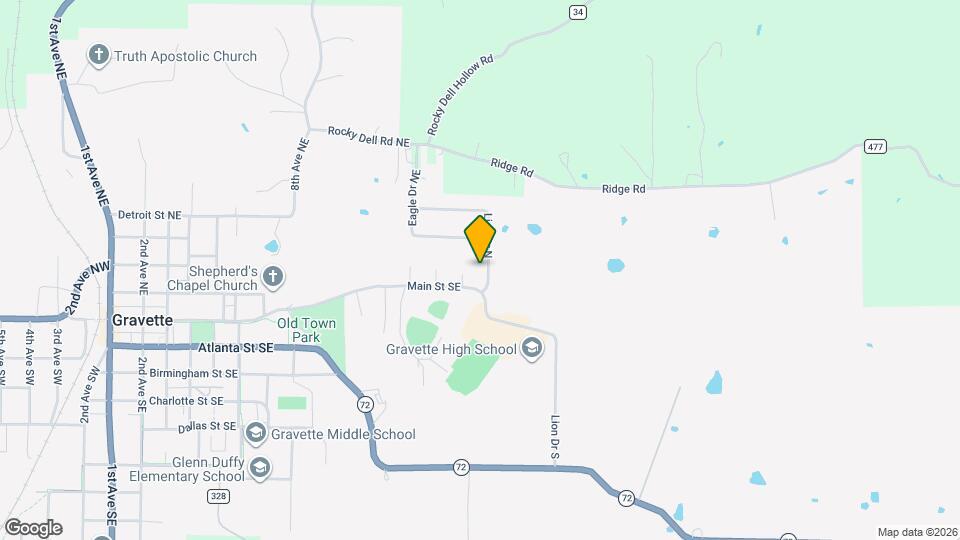 105 Lion Dr N Mapa y Detalles de la Ubicación