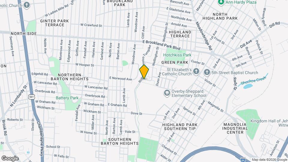 501 Pelham Dr Map and Location Details