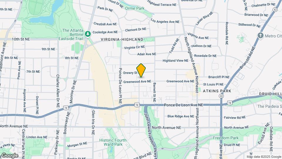 818 Greenwood Ave NE Map and Location Details