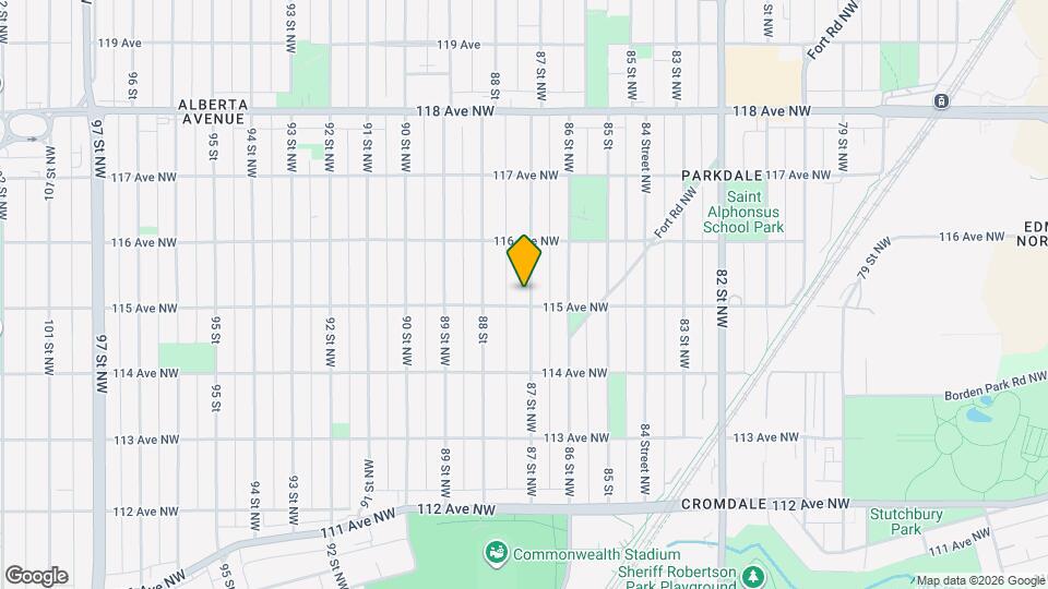 11508-11587 87 St NW Map and Location Details