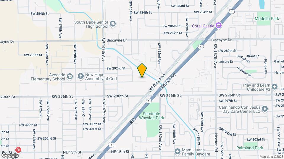 16321 SW 294th St Map and Location Details