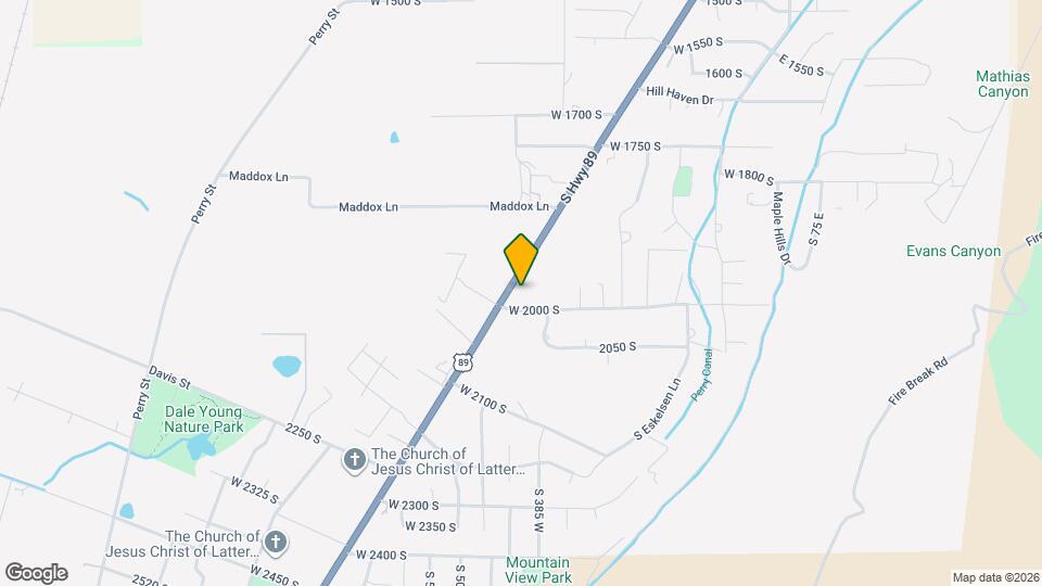 420 W 2000 S Map and Location Details