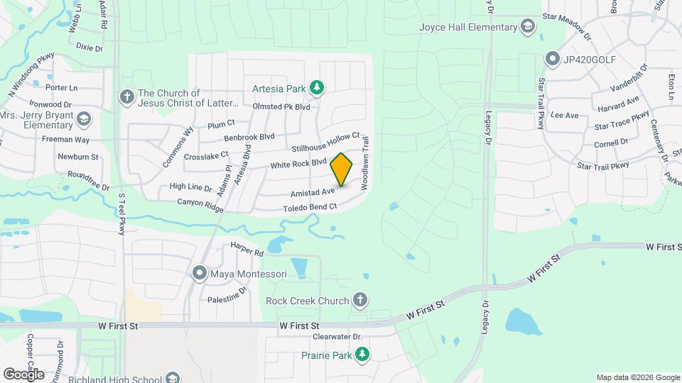 16540 Amistad Ave Mapa y Detalles de la Ubicación