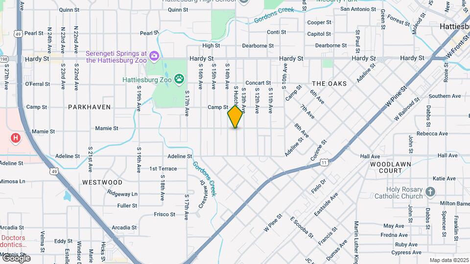 1006 Mamie St Map and Location Details