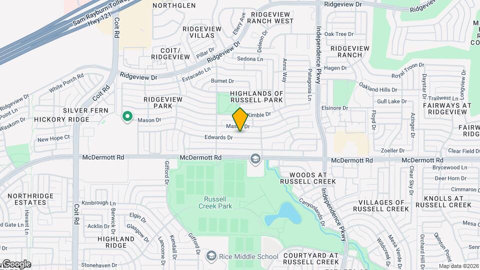 3325 Edwards Dr Map and Location Details