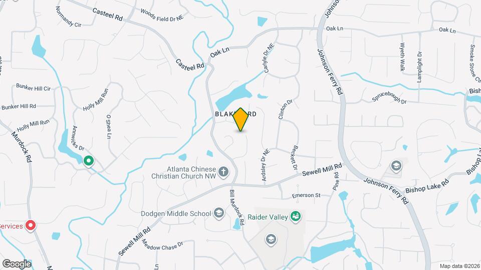 1947 Hunters Bend Ct Mapa y Detalles de la Ubicación