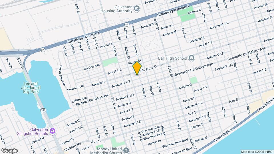 4908 Ave Q 1/2 Map and Location Details