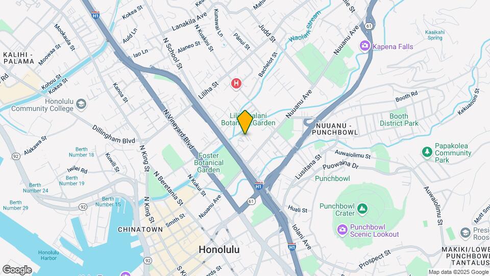 Nuuanu Streamside Map and Location Details