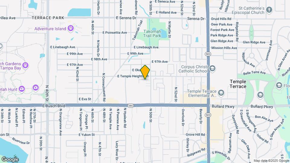 9424 N 50th St Map and Location Details