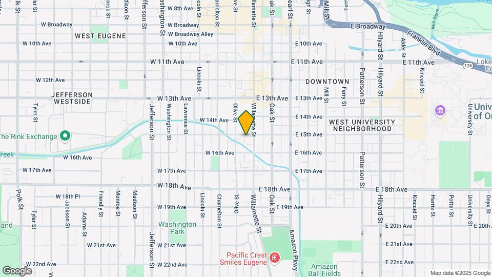50 W 15th Ave Map and Location Details