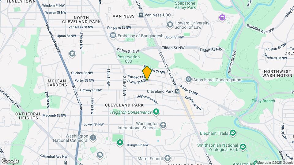 3028 Porter St NW Map and Location Details