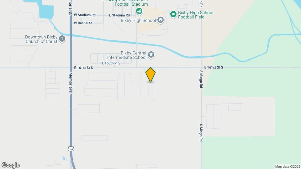 16229 S 90th E Ave Map and Location Details