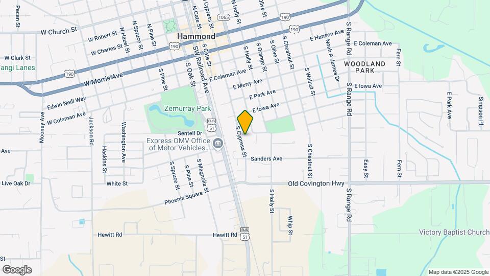 807 S Cypress St Map and Location Details