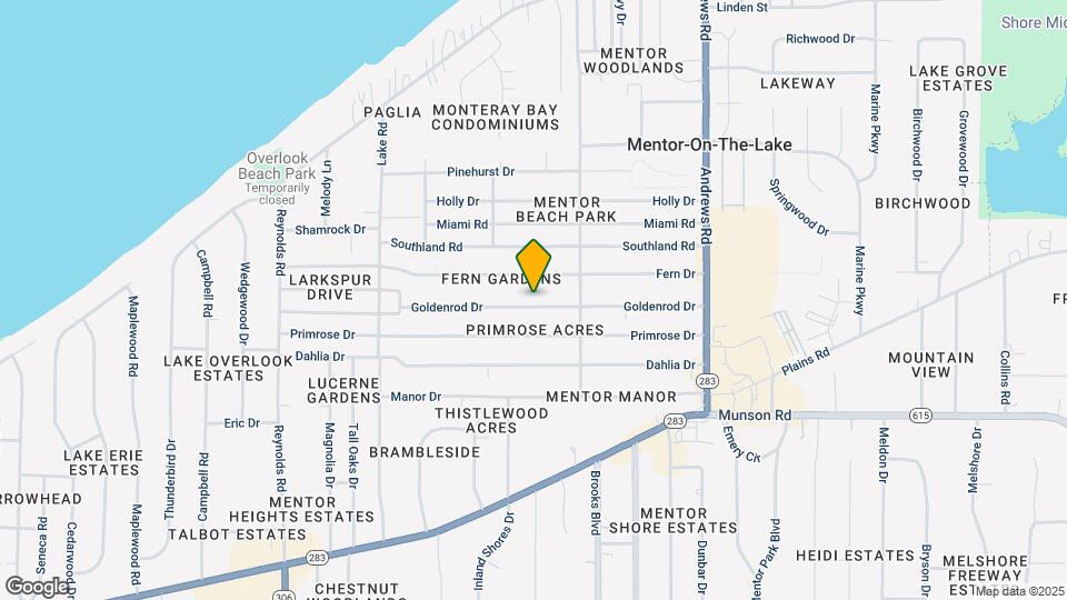7611 Goldenrod Dr Map and Location Details