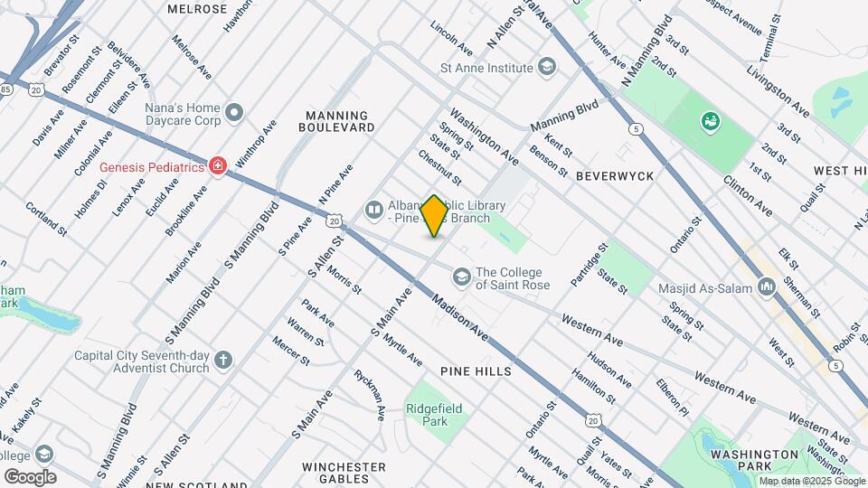 21 N Main Ave Mapa y Detalles de la Ubicación