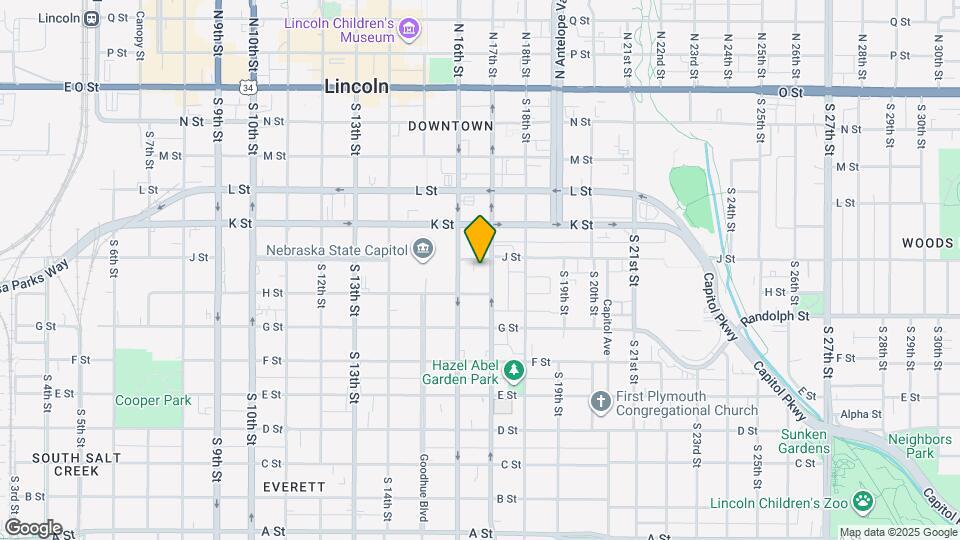 1631 J St Map and Location Details