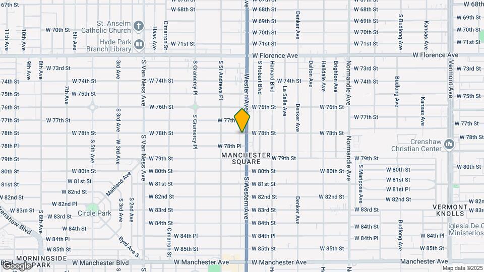 1804 W 78th St Map and Location Details