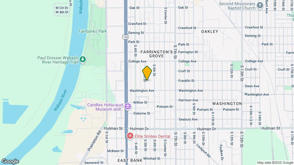 1242 S 5th St, Unit 1242 half Map and Location Details