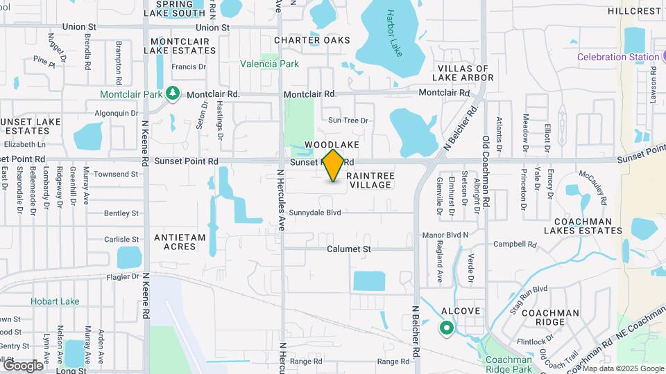 2095 Sunset Point Rd Map and Location Details