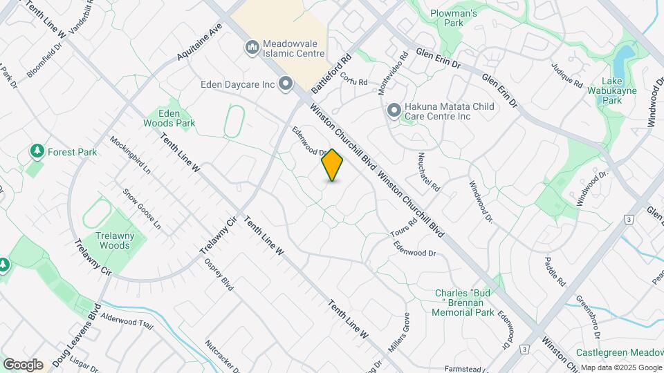 3072 Patrick Crescent Map and Location Details