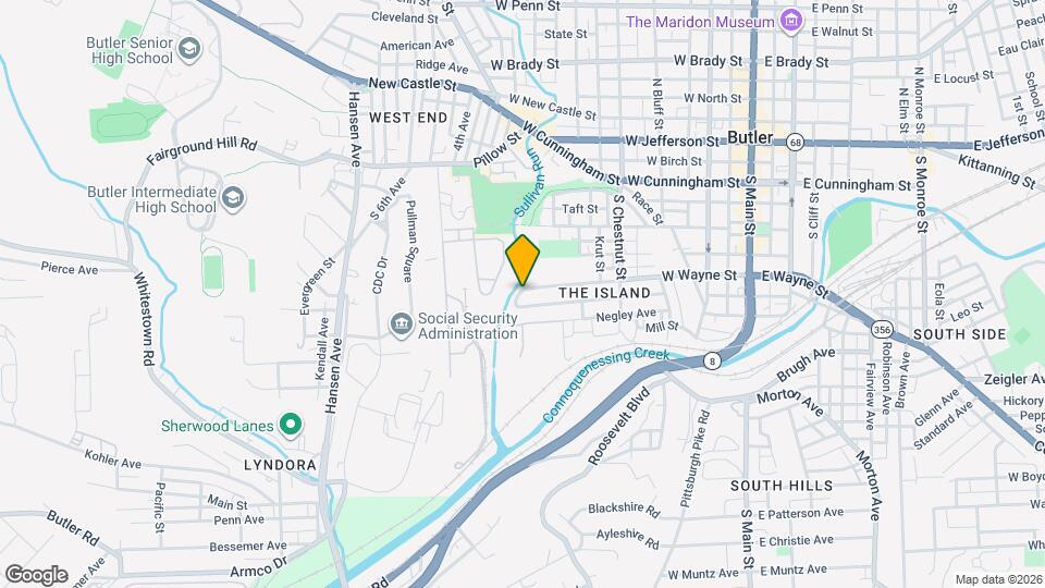 549 W Wayne St Map and Location Details