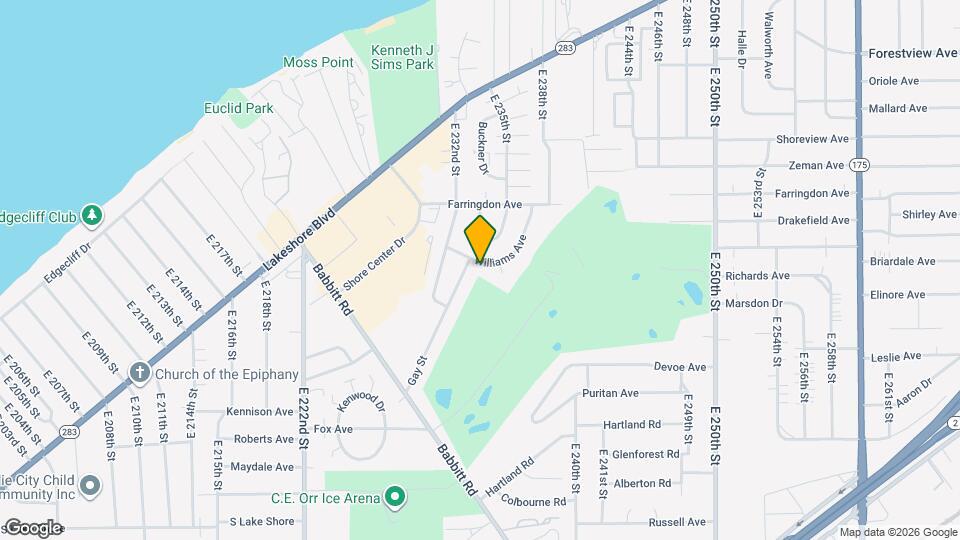 23292 Williams Ave Map and Location Details