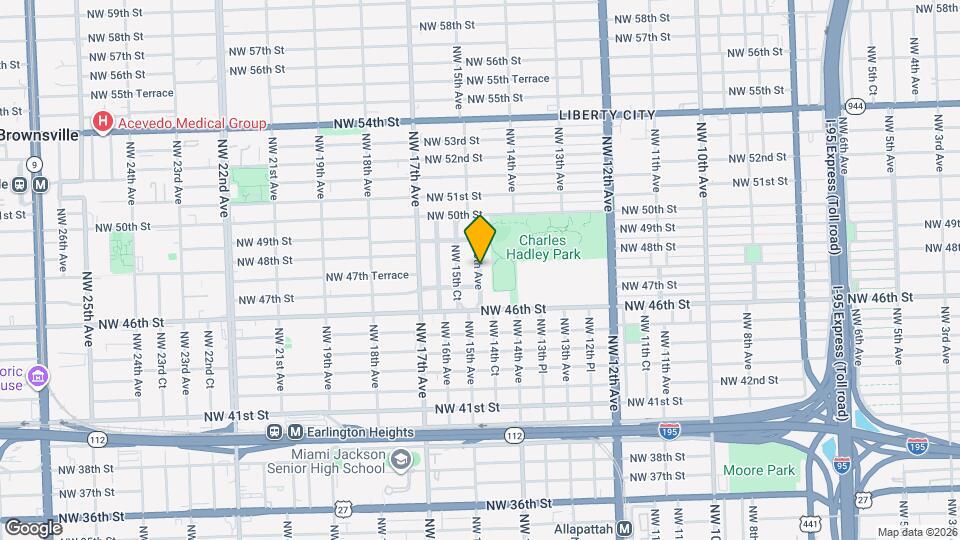 4727 NW 15th Ave Map and Location Details