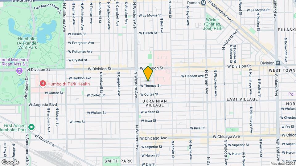 2318 W Thomas St, Unit 1R Map and Location Details